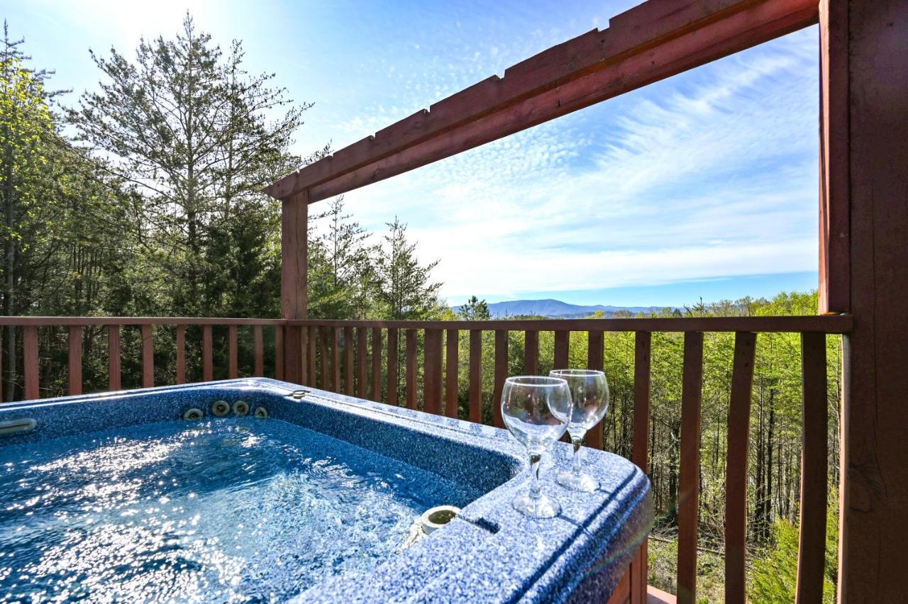 Private Mountain Cabin, Hot Tub Escape In The Smokies, With The View Sevierville Buitenkant foto