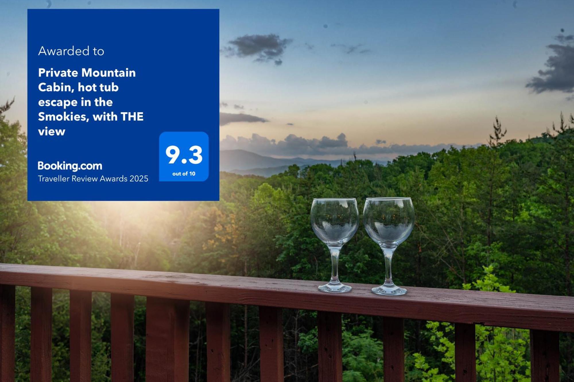 Private Mountain Cabin, Hot Tub Escape In The Smokies, With The View Sevierville Buitenkant foto